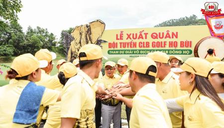 CLB golf Họ Bùi xuất quân chuẩn bị cho giải VĐ các CLB dòng họ Jymec Cup 2023