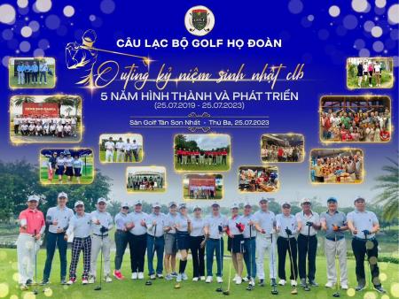 Cột mốc 5 năm kỷ niệm hành trình phát triển CLB Golf Họ Đoàn